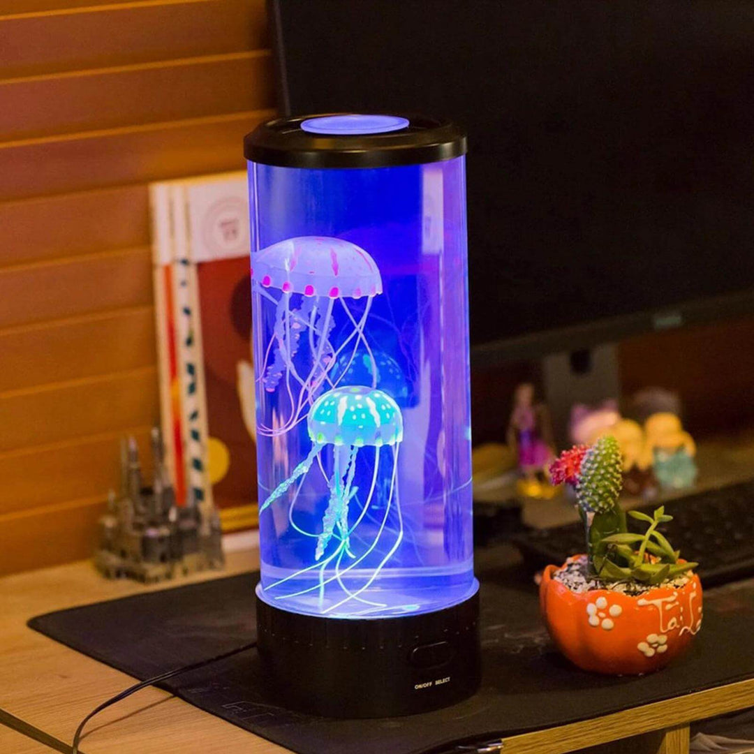 Jellyfish LED Nattlampe