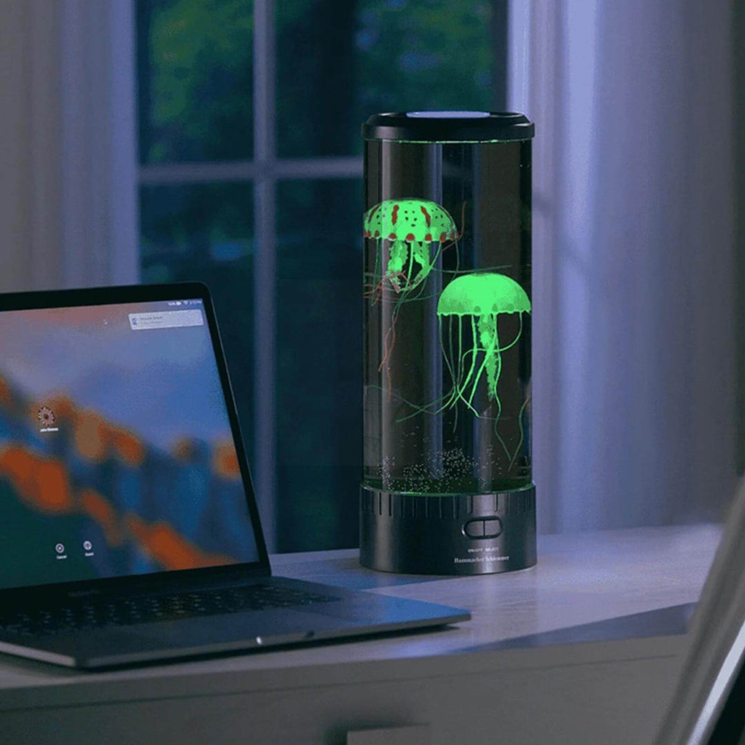 Jellyfish LED Nattlampe