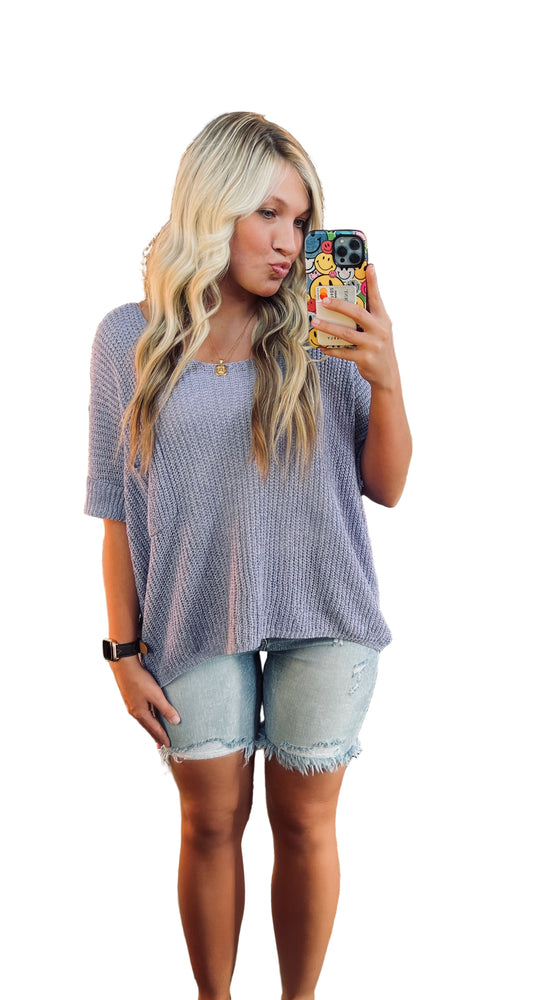 Dame Bermuda Shorts Høy Midje Slitt 0