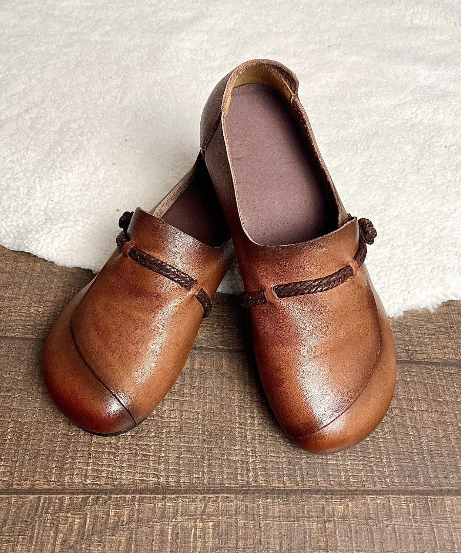 Dame Cross Strap Flats Sko Retro Stil 1