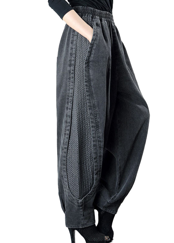 Dame Harem Bukser med Lommer i Grå 0