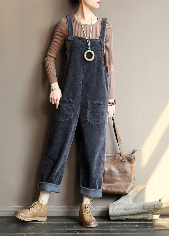 Dame Jumpsuit College-Inspirert Med Lommer 1