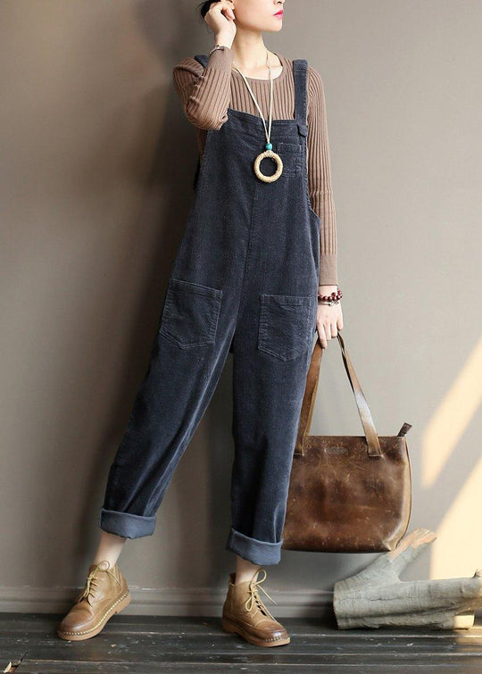 Dame Jumpsuit College-Inspirert Med Lommer 2