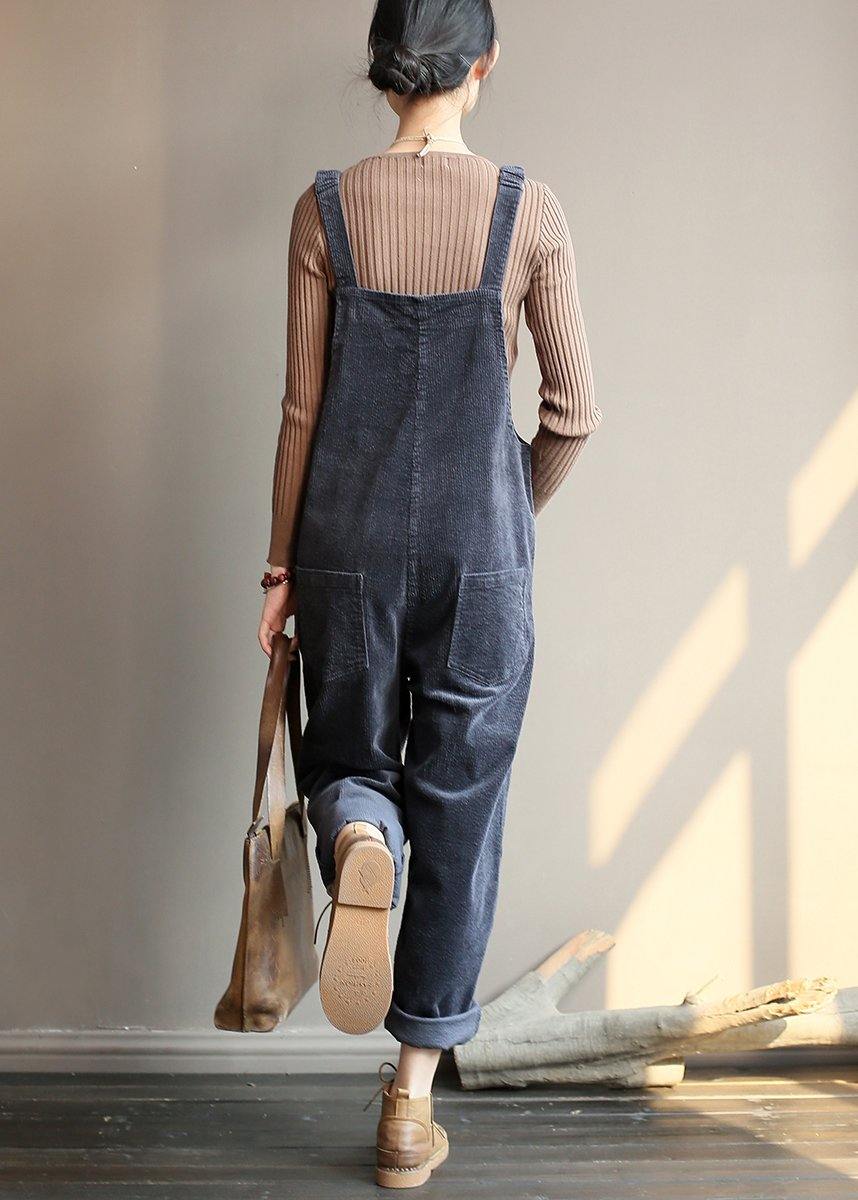 Dame Jumpsuit College-Inspirert Med Lommer 3