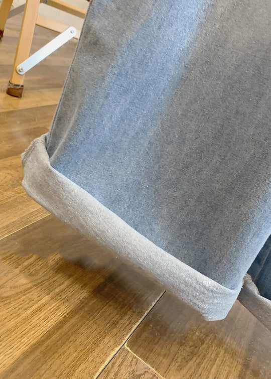 Dame Jumpsuit Med Sløyfe Og Unikt Patchwork Design 4