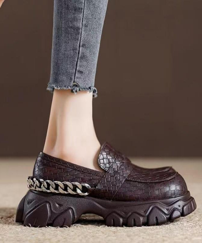 Dame Loafers med Unik Plattform 2