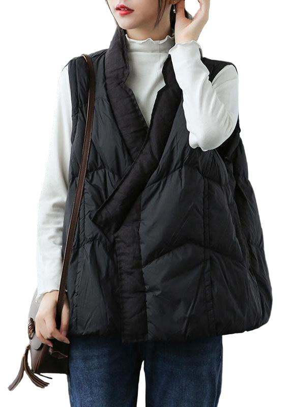 Dame Puffer Vest Varm Vinterstil 0
