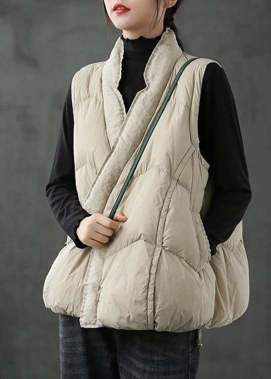 Dame Puffer Vest Varm Vinterstil 1