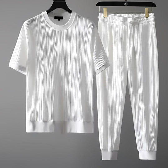 Dame Ribbet Sett Komfortabelt Design Mykt Pustende Stoff 1