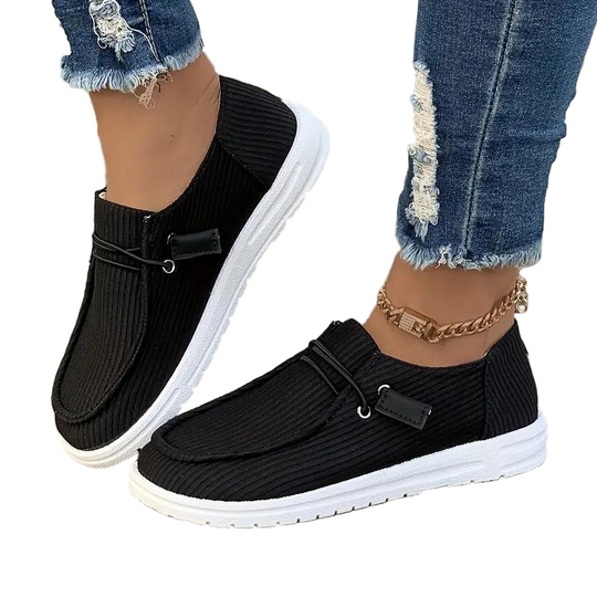 Damer Fritidssko Slip-on Design Tekstil Komfortabel 0