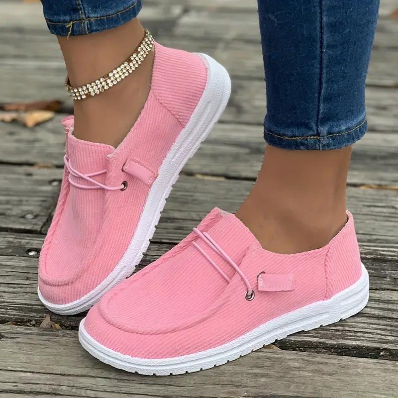 Damer Fritidssko Slip-on Design Tekstil Komfortabel 3