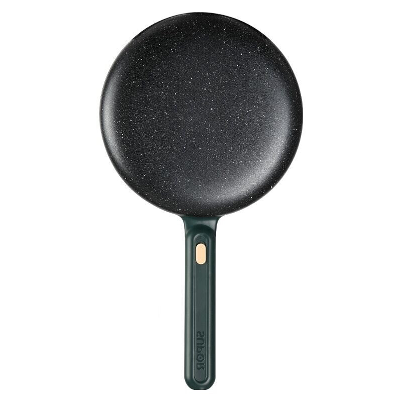 Bærbar non-stick crepe maker