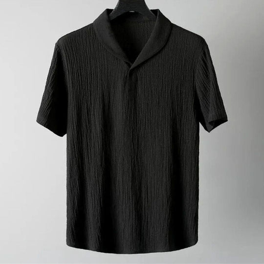 Herre Lin Sett Avslappet Design Pustende Materiale 4