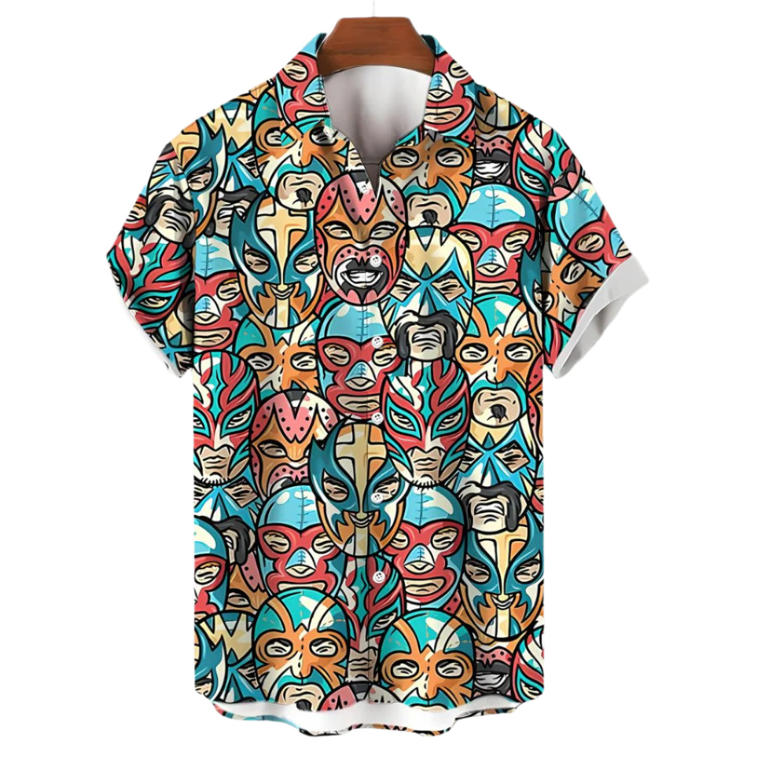 Herre Lucha Legends Skjorte Lettvekt Uformell Design 0