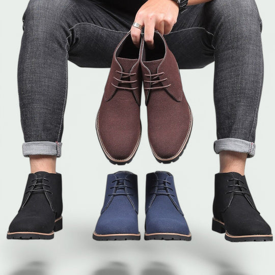 Herre Sko Bottines Suede Slip-On Casual 1