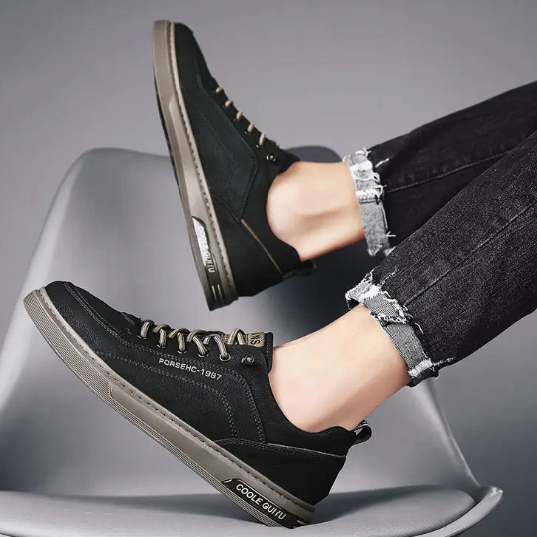 Herre Sneakers Retro Inspirert Design Med Dempet Innersåle 4