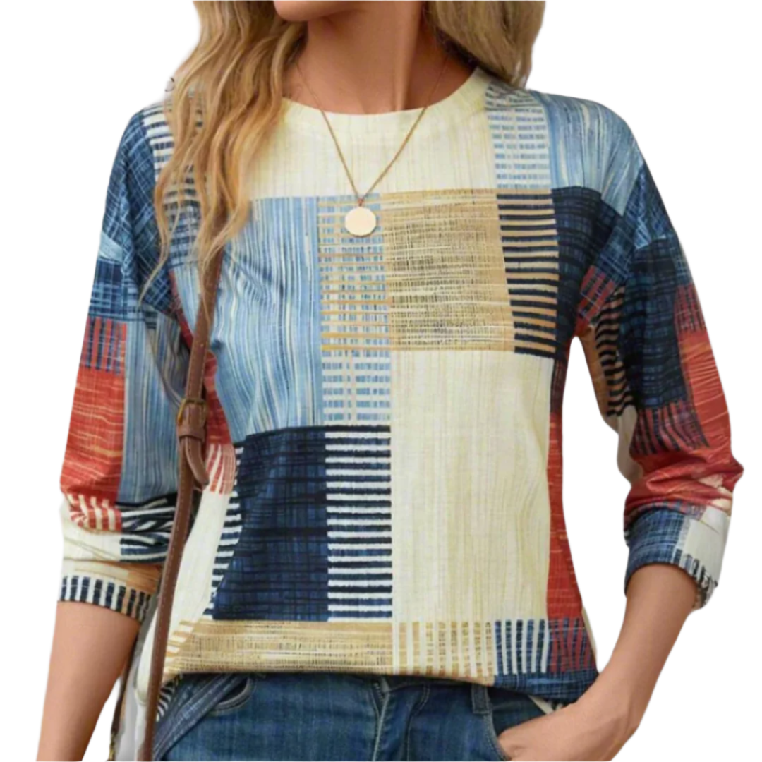 Herre T-skjorte Geometrisk Design Myk Bomull 0