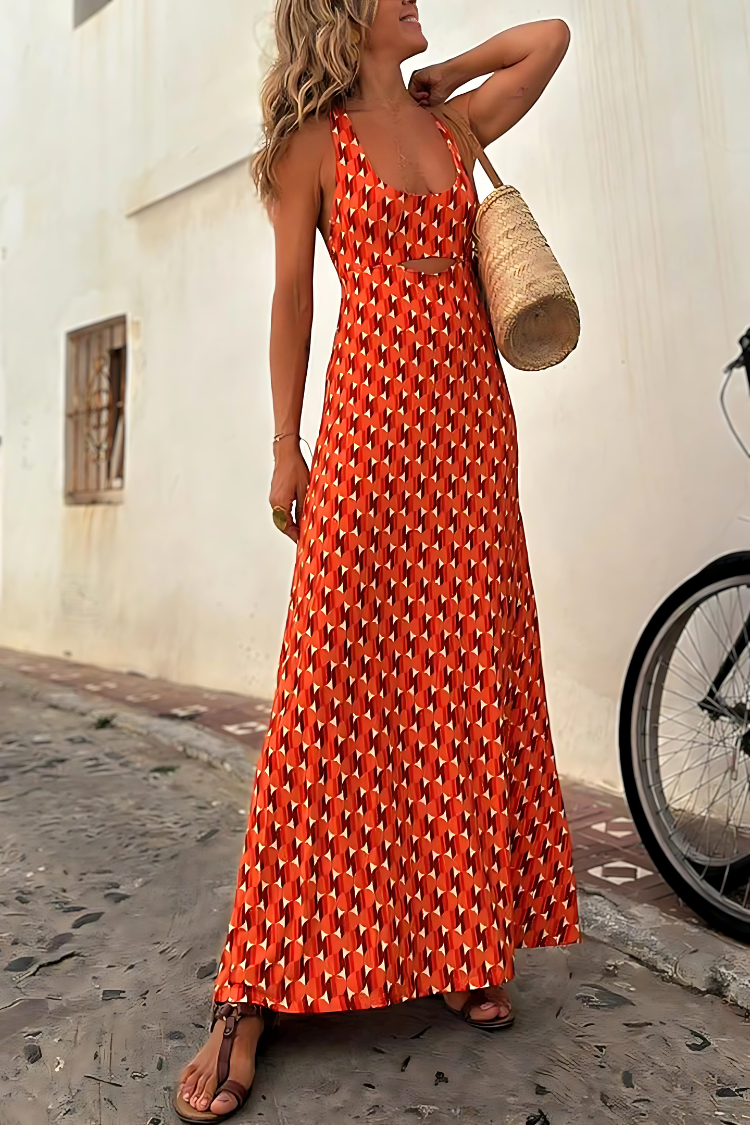 Kvinne Kjole Elegant Flowy Design 2