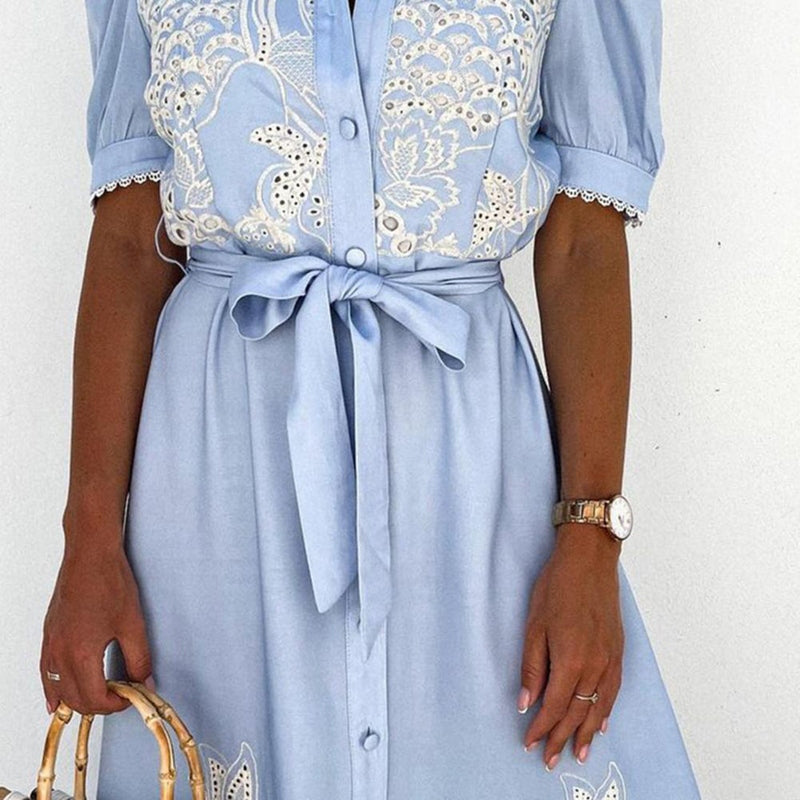 Kvinne Maxi Kjole Komfortabel Polyester - Allsidig Maxikjole til Bryllup og Sommeraktiviteter 6