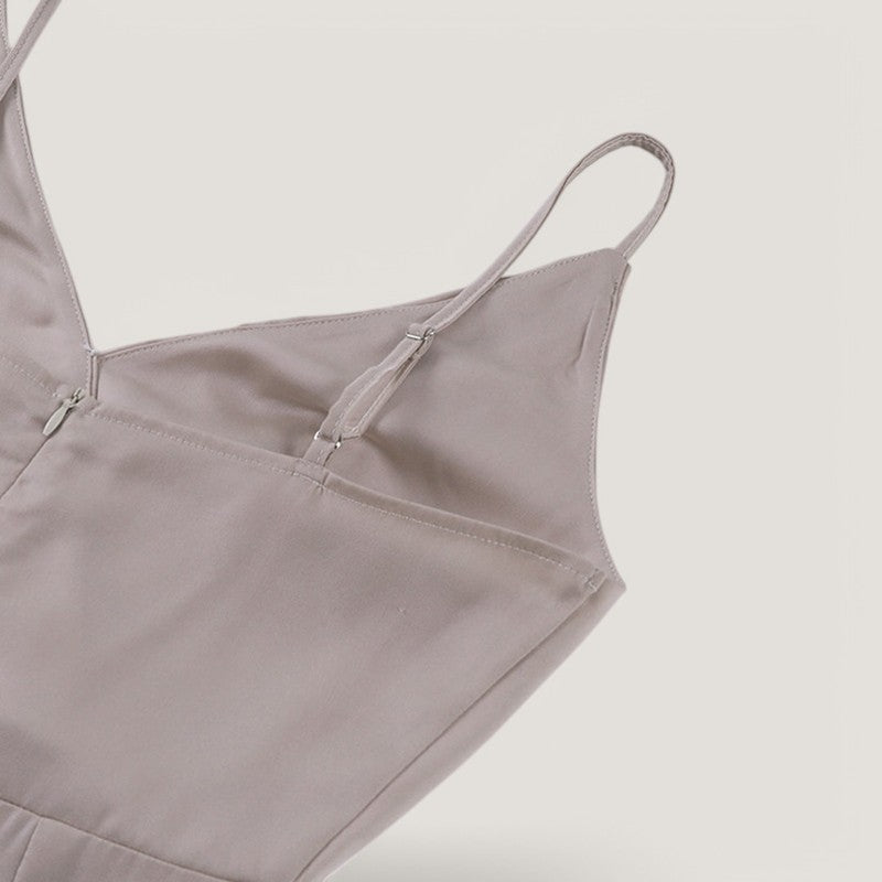 Kvinne Maxi Kjole Med Elegant Design 5