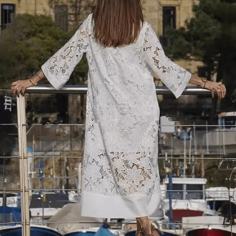 Kvinne Robe Blonde Tidløs Polyester 5