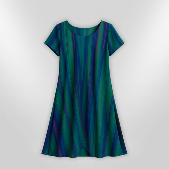 Kvinne Robe Løs Silhuett Lett 2