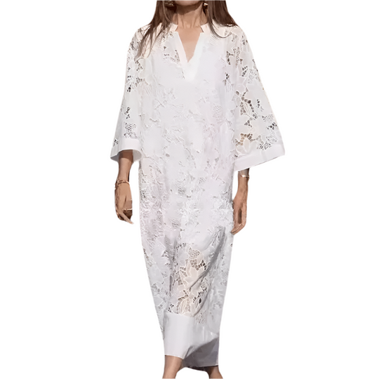 Kvinne Robe i Blonde Klassisk Stil Polyester 0