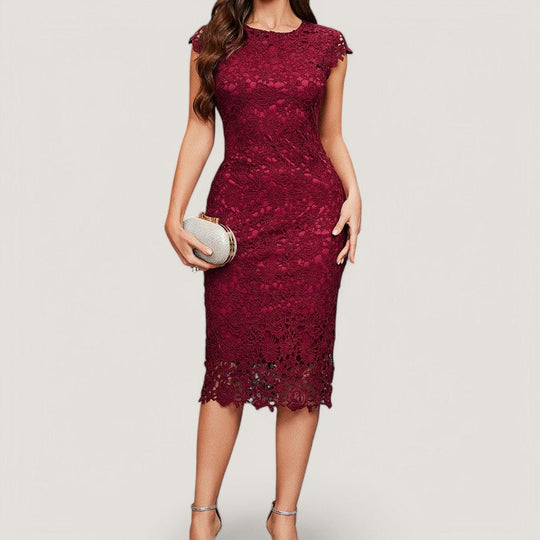 Kvinne Robe i Lett Blå Blonde Uten Ermer 1