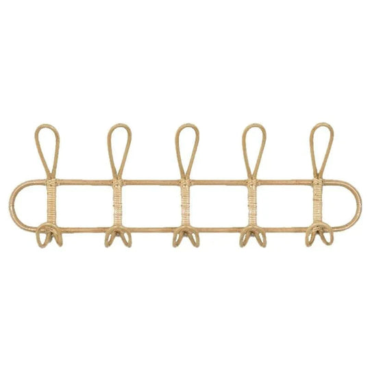 Vegghenger i Retro Stil med Rattan Detaljer 3