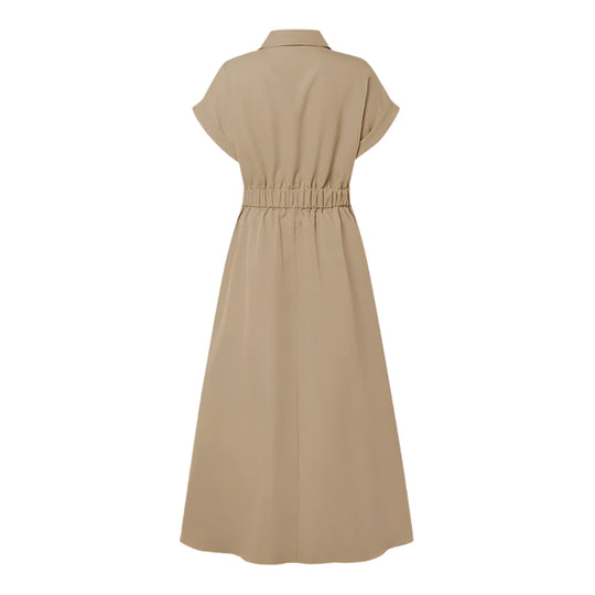 Kjole med høy midje for kvinner