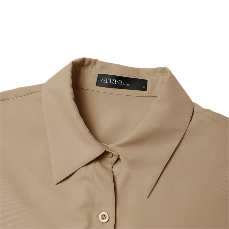 Kjole med høy midje for kvinner