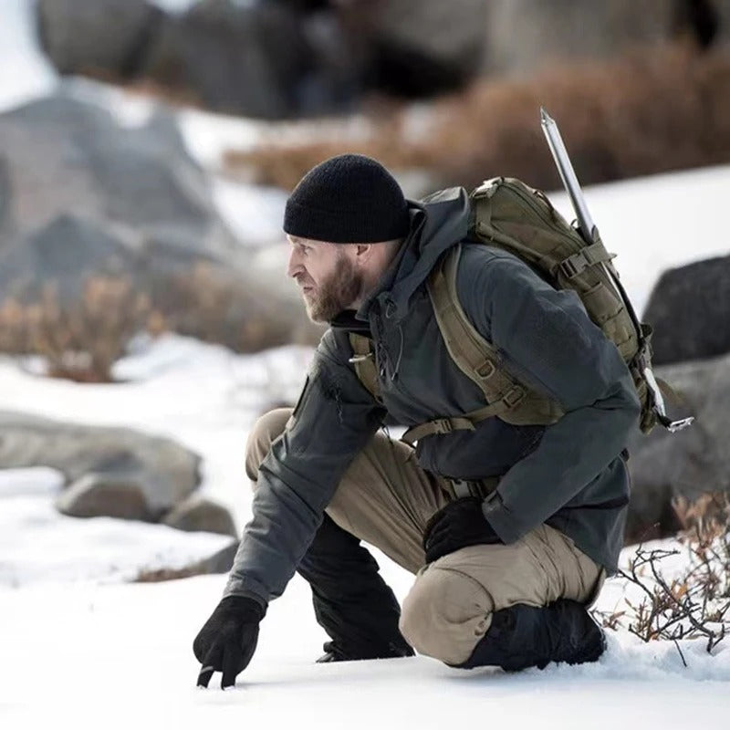 Tactical winter jacket in fleece for men