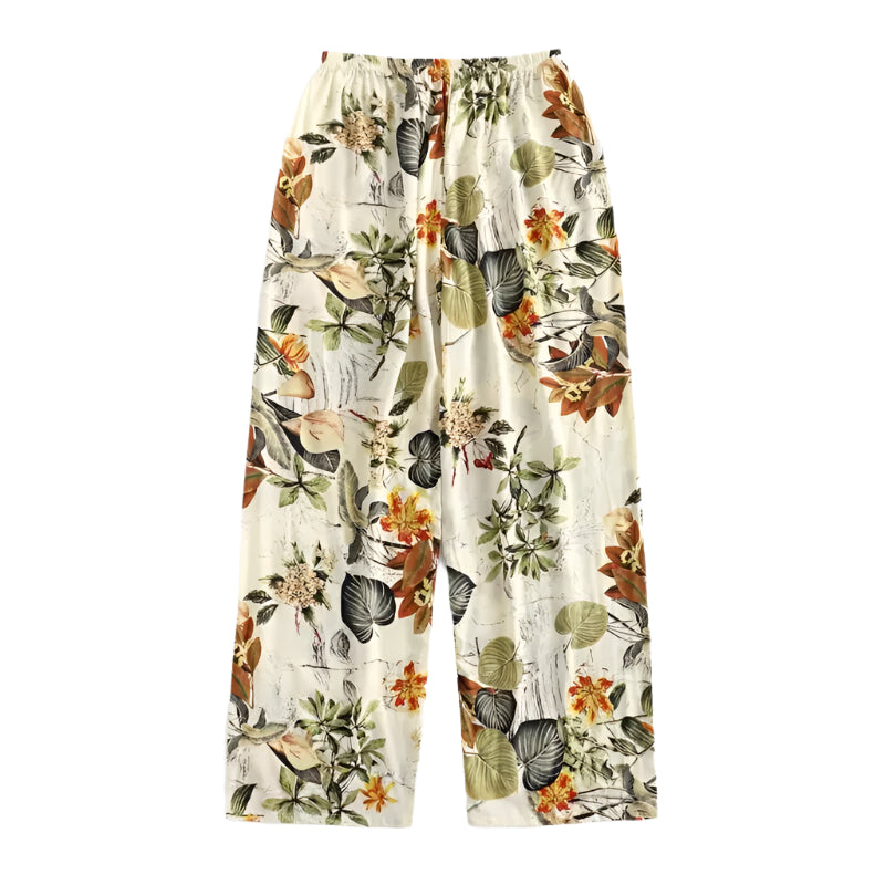 Damebukser med vidde i bena og elastisk midje