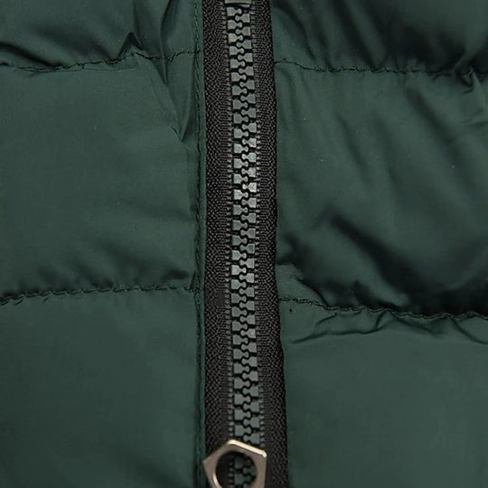 Bomullsvattert parkas for dame