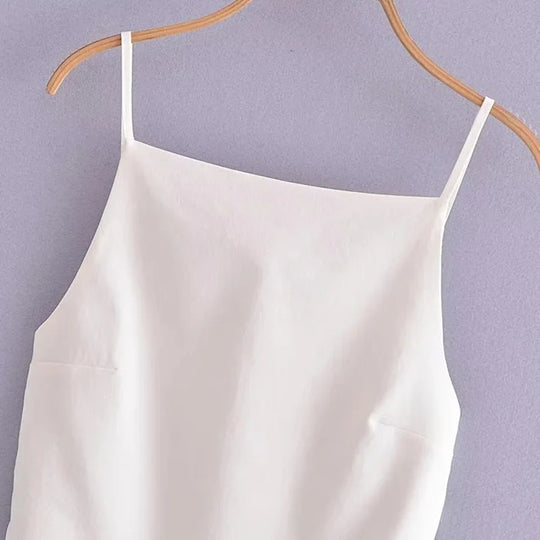 Kvinner med firkantet hals uten rygg