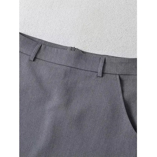 Elegant A-linje miniskjørt med høy midje