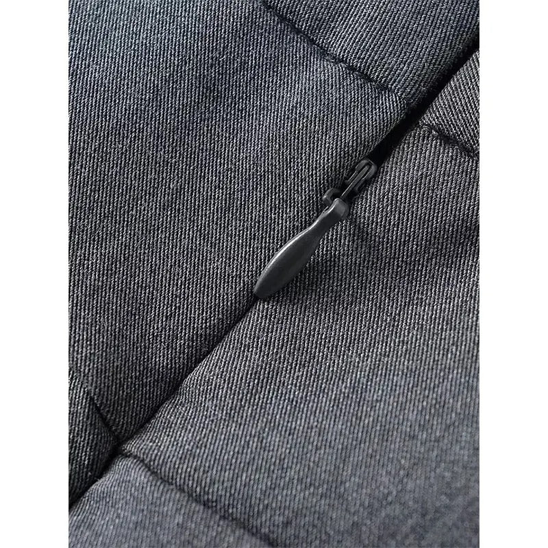 Elegant A-linje miniskjørt med høy midje