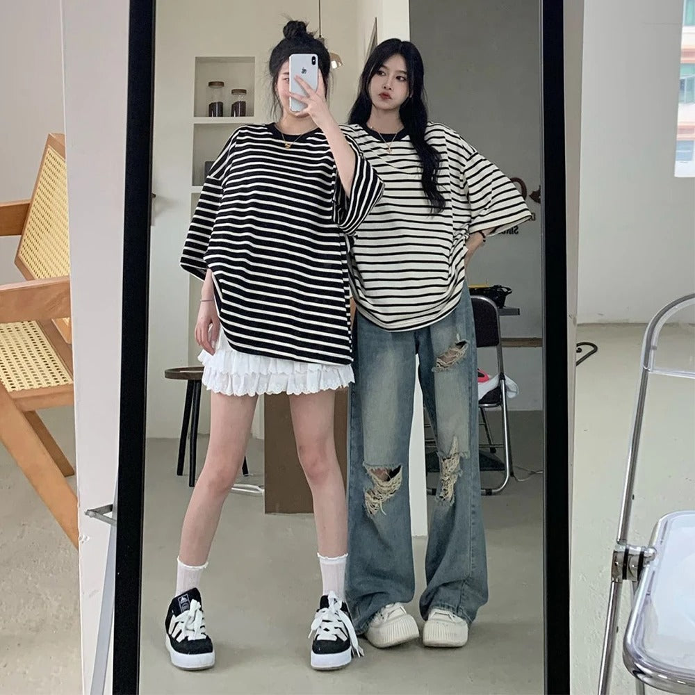 High-Street Vibe-bukser med brede ben for kvinner