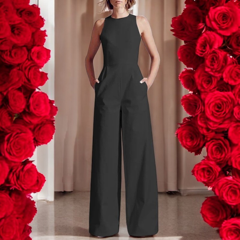 Avslappet midjetank lekedress for kvinner