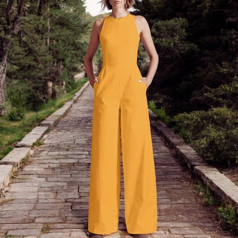 Avslappet midjetank lekedress for kvinner