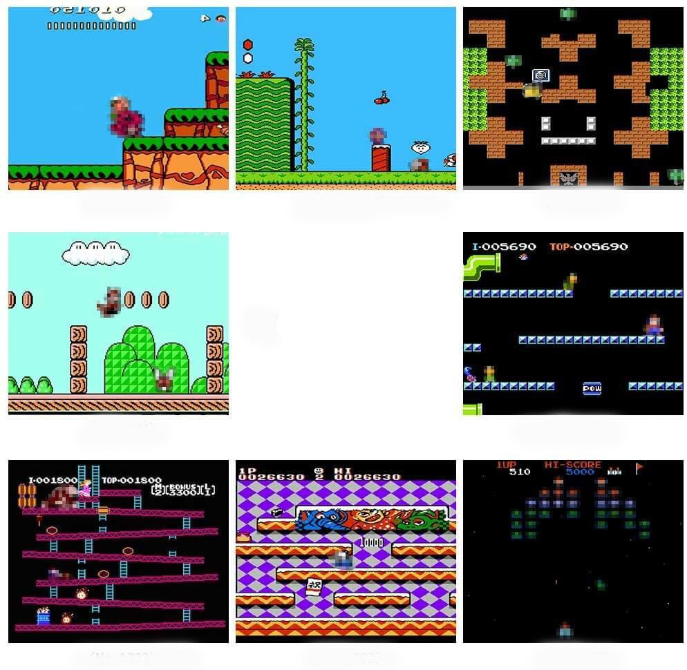 Klassisk retro spillkonsoll