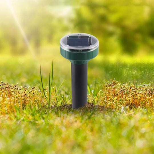 Solcelledrevet Mole Repeller