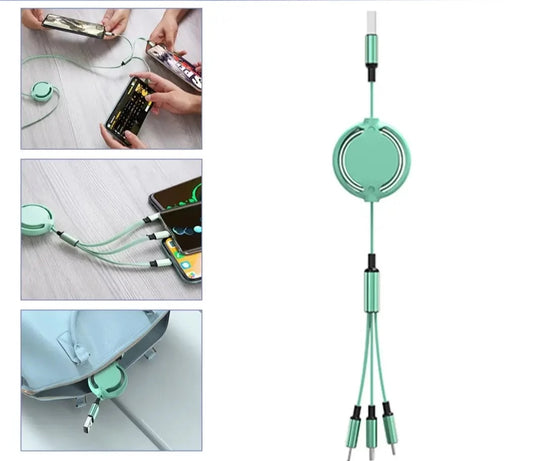 Teleskopisk ladekabel