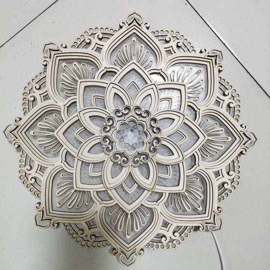 Mandala yoga lampe