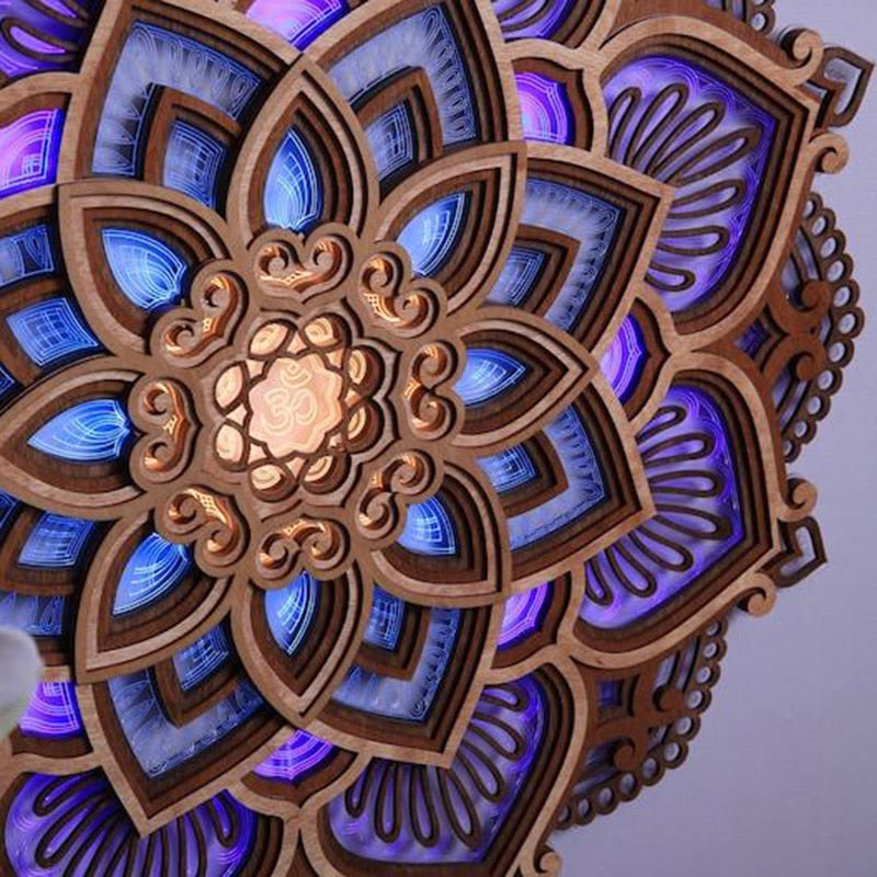 Mandala yoga lampe