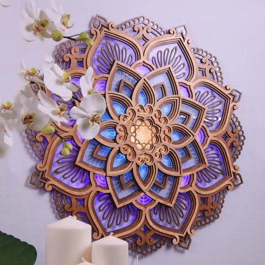 Mandala yoga lampe