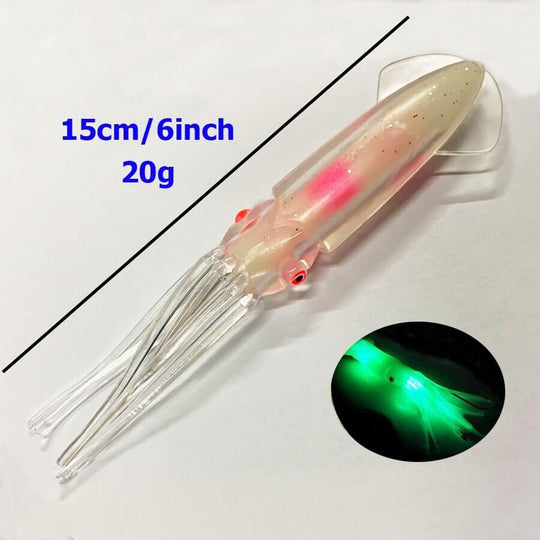 Glow in The Dark Squid Bait