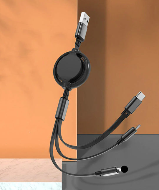 Teleskopisk ladekabel