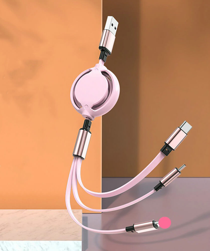 Teleskopisk ladekabel