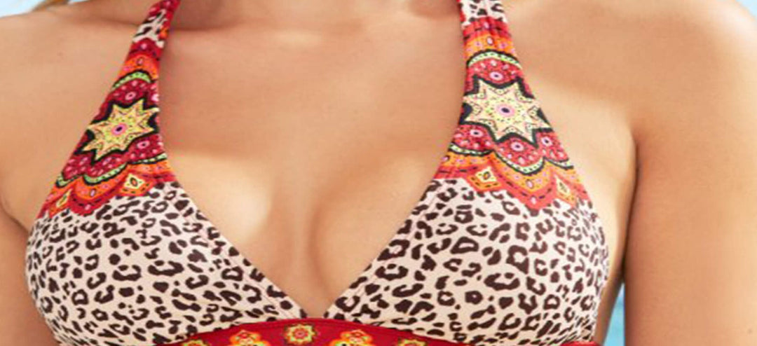 Blomsterbikini for kvinner